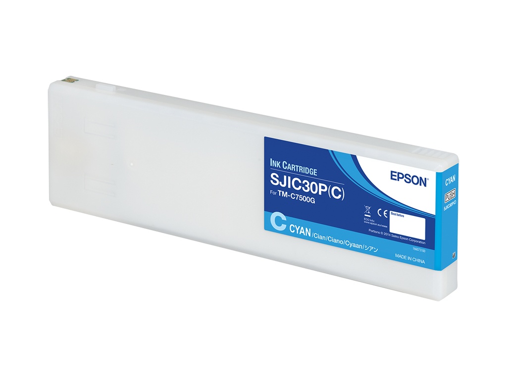 SJIC30P(C): Ink cartridge for ColorWorks C7500G (Cyan)