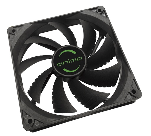 [AF12] AF12, ventilador para PC, 12cm 12v, 14dB, 9 aspas, 1200 RPM, negro