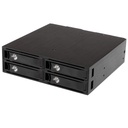 Backplane Rack Móvil 5,25 Pulgadas a 4 Unidades 2,5 SATA/SAS
