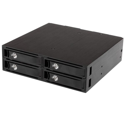 [SATSASBP425] Backplane Rack Móvil 5,25 Pulgadas a 4 Unidades 2,5 SATA/SAS
