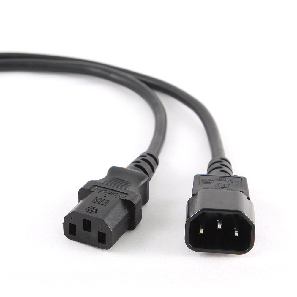 PC-189 cable de transmisión Negro C14 acoplador