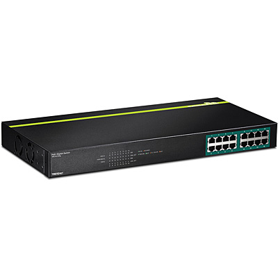 [TPE-TG160G] TPE-TG160G switch No administrado L2 Gigabit Ethernet (10/100/1000) Energía sobre Ethernet (PoE) 1U Negro