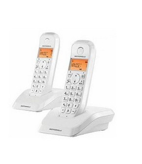 [107S1202WHITE] S12 Duo Teléfono DECT Identificador de llamadas Blanco