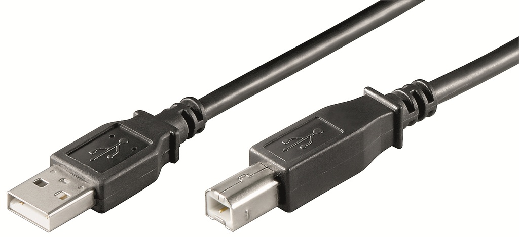EC1005 cable USB USB 2.0 3 m USB A USB B Negro