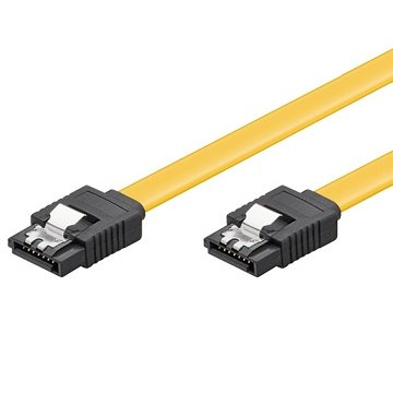 [EC1511] EC1511 cable de SATA 0,5 m SATA 7-pin Negro, Amarillo