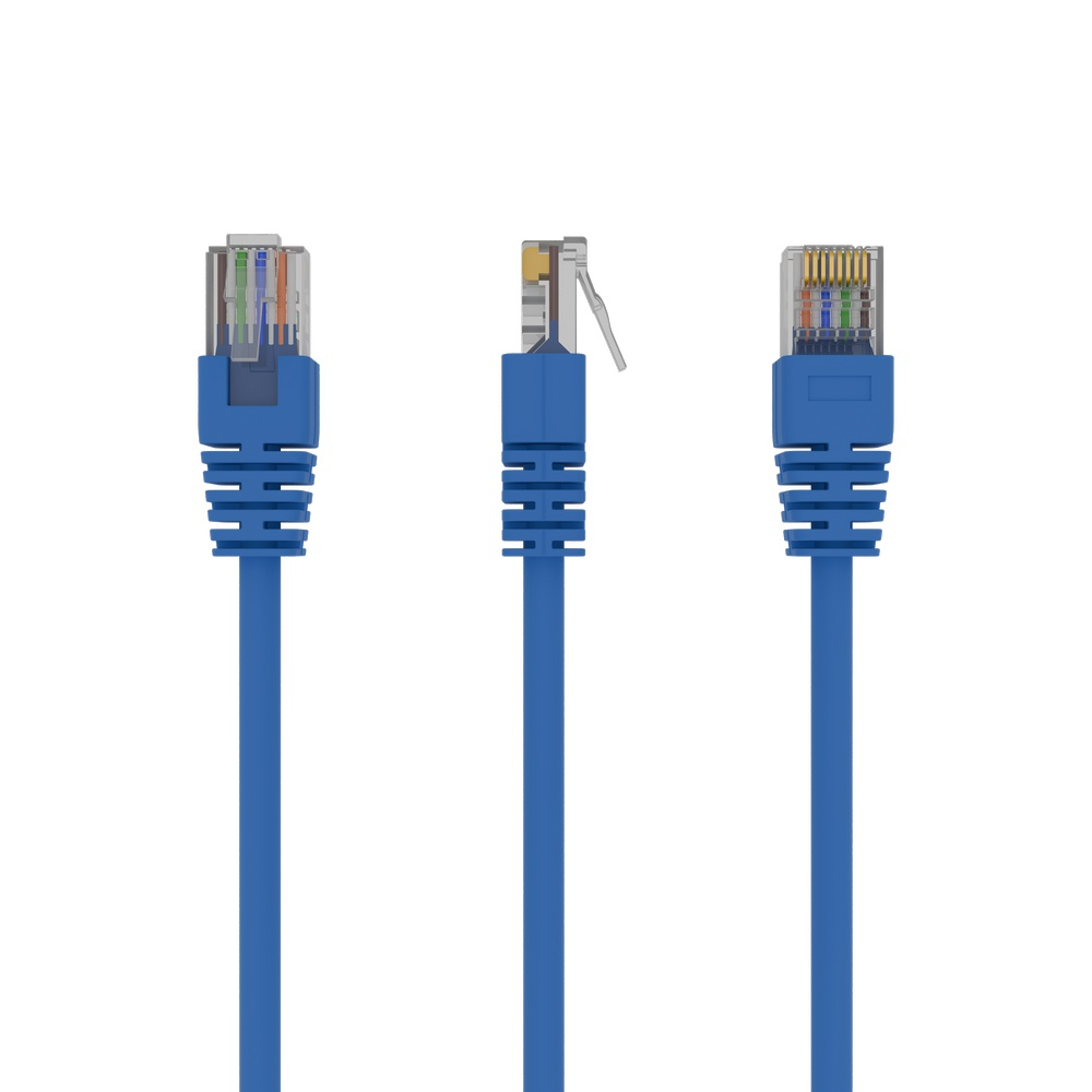Cat5e, 2m cable de red Azul