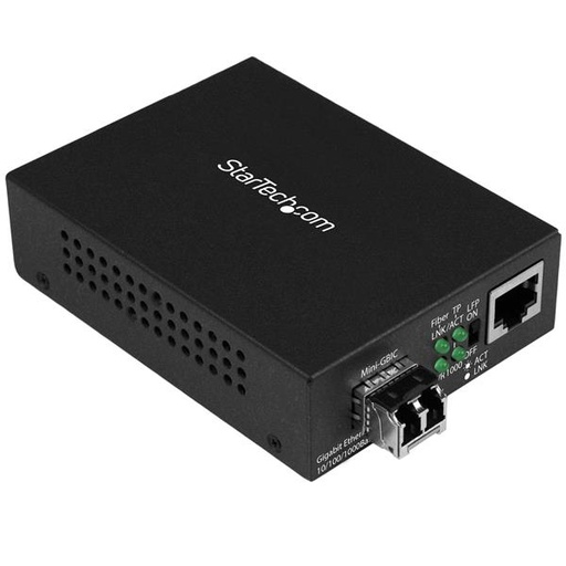 [MCM1110MMLC] Conversor Compacto de Medios Ethernet Gigabit a Fibra Multimodo LC - 550m