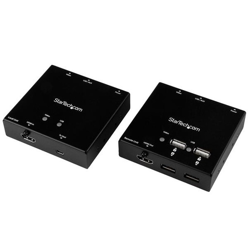 [ST121USBHD] Extensor HDMI por Cable CAT6 con Concentrador USB de 4 Puertos - 50m - 1080p
