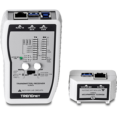 [TC-NT3] TC-NT3 comprobador de cables de red Plata