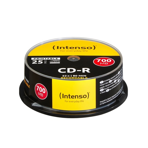 [1801124] CD-R 700MB 52x 25 pieza(s)