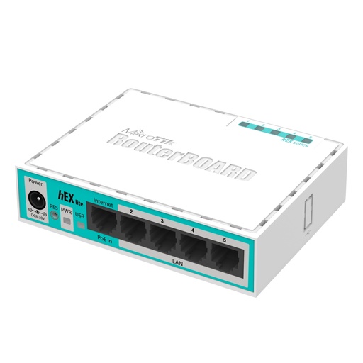 [RB750R2] hEX lite router Blanco