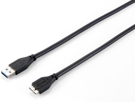 [128397] 128397 Cable USB 3.0 A a Micro-B , M/M, 1,8m, 5Gbps, Negro