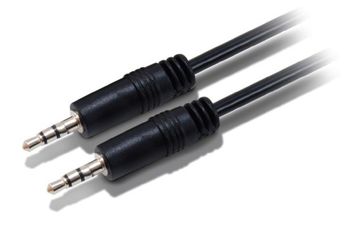 [14708107] 14708107 cable de audio 2,5 m 3,5mm Negro