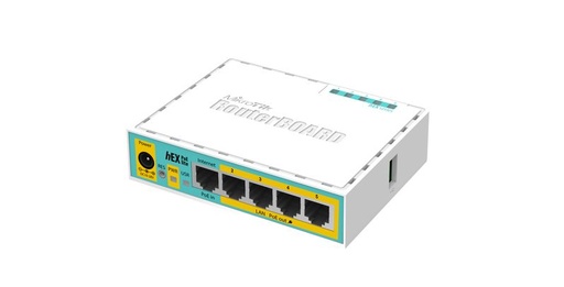 [RB750UPR2] hEX PoE lite router Ethernet rápido Blanco