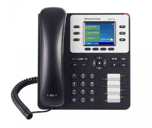 [GXP2130] GXP2130 v2 teléfono IP Negro, Gris 3 líneas TFT