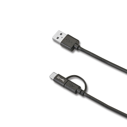 USBCMICRO cable USB USB A USB C/Micro-USB B Negro