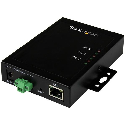 [NETRS2322P] Servidor de Dispositivos Serie a IP de 2 Puertos RS232 - De Metal