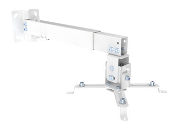 [650703] Soporte de pared de techo para proyector, blanco
