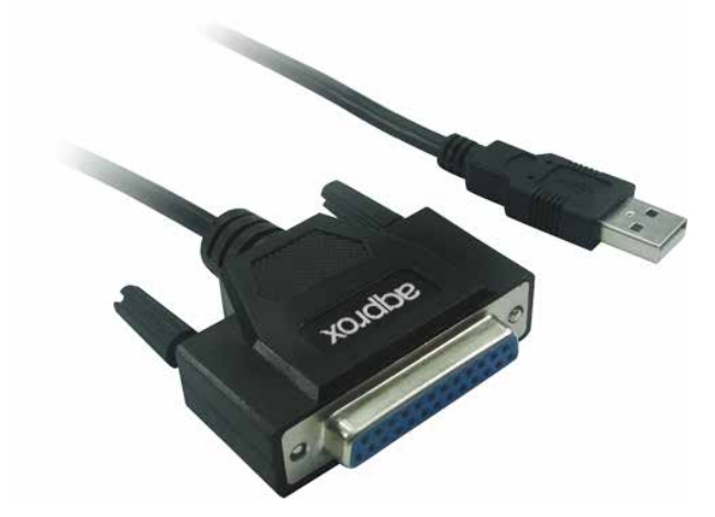 [APPC26] appC26 cable paralelo 1,45 m Negro