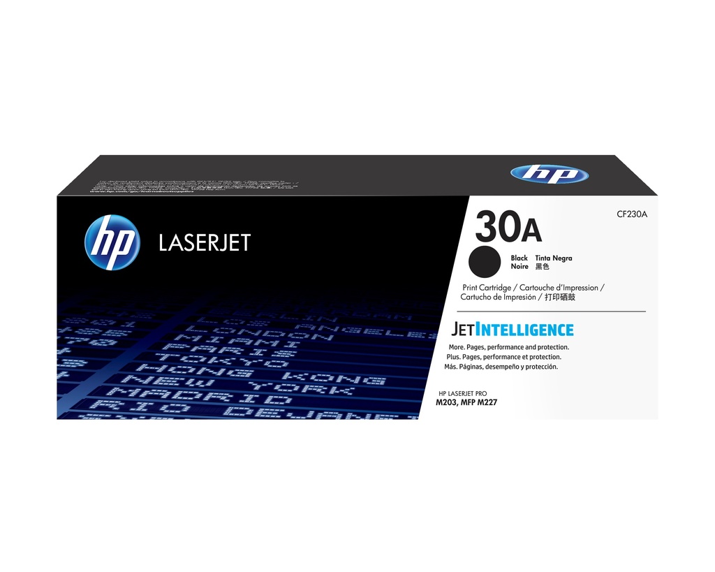 Cartucho de tóner Original LaserJet 30A negro