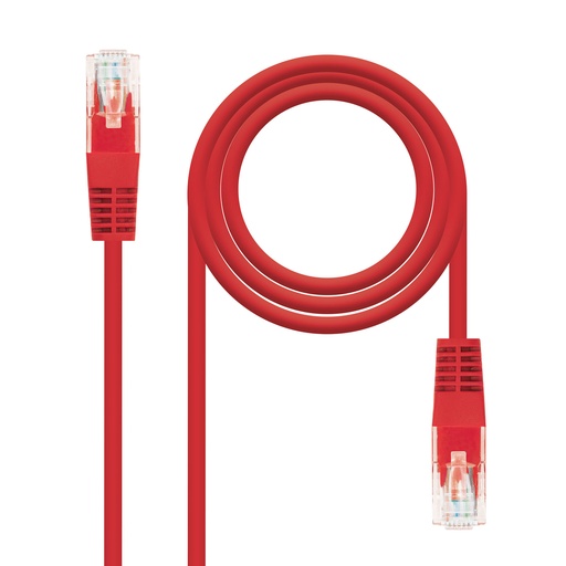 [10.20.0400-R] 10.20.0400-R cable de red Rojo 0,5 m Cat6e U/UTP (UTP)