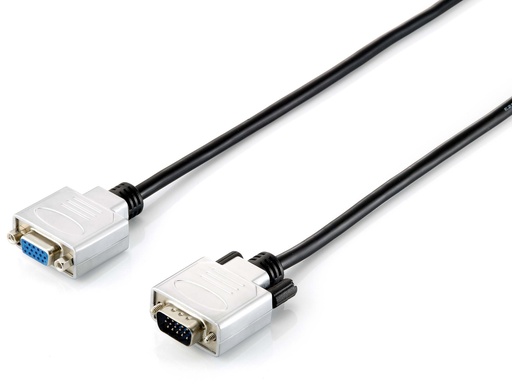 [118850] 118850 cable VGA 1,8 m VGA (D-Sub) Negro, Plata
