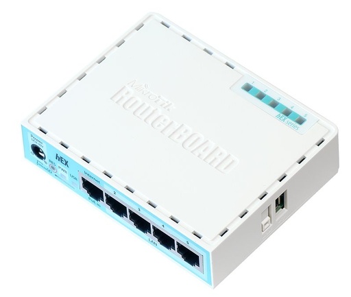 [RB750GR3] RB750GR3 router Gigabit Ethernet Turquesa, Blanco