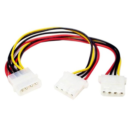 [PYO2L] Adaptador Cable en Y Divisor Molex 4 Pines - 2x Hembra y 1x Macho LP4 - Splitter