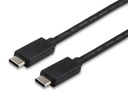 Cable USB 2.0 C a C, M/M, 1,0m, PD 60W