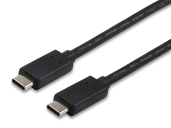 [12888307] Cable USB 2.0 C a C, M/M, 1,0m, PD 60W