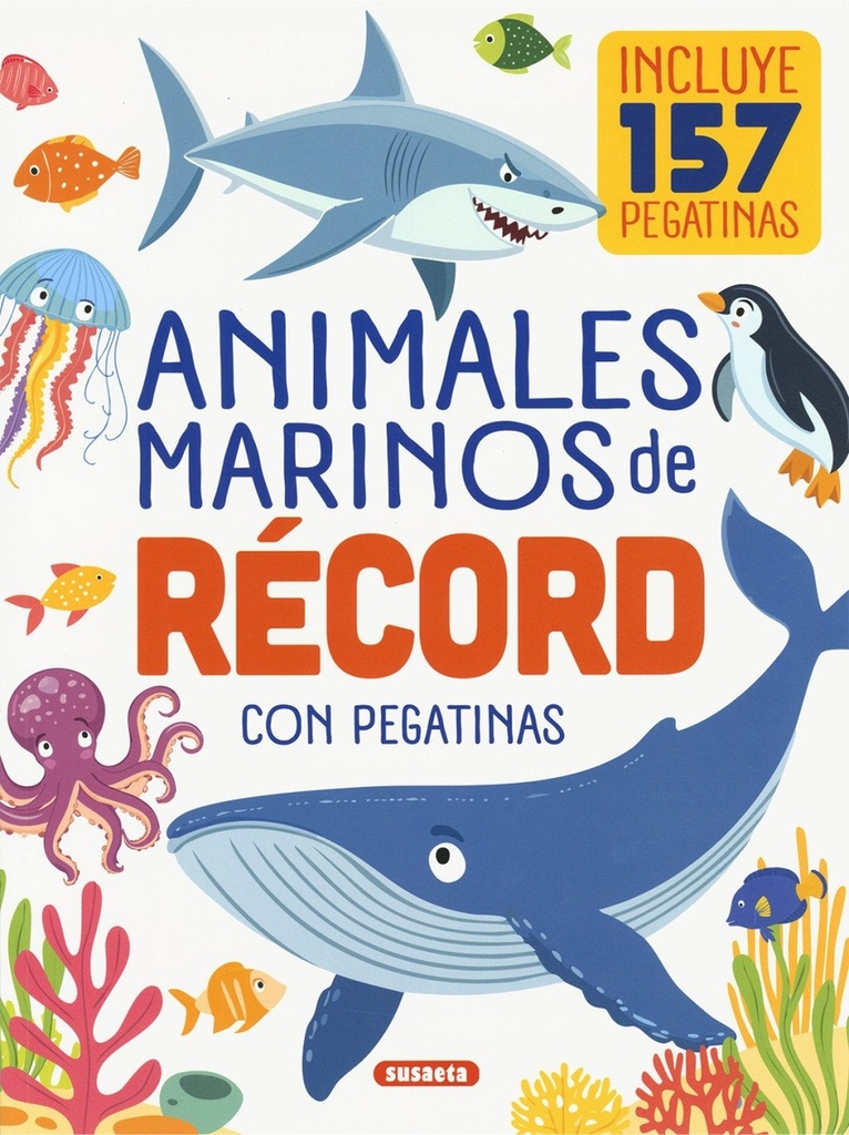Animales marinos de récord con pegatinas