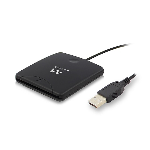 [EW1052] EW1052 lector de tarjeta inteligente USB USB 2.0 Negro