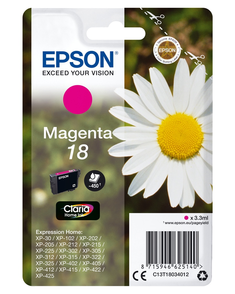 Daisy Cartucho 18 magenta