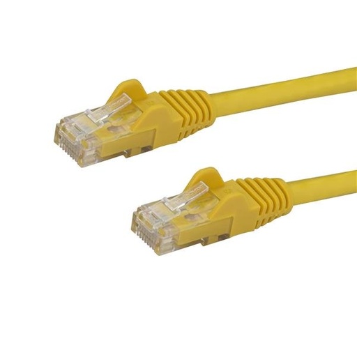 [N6PATC5MYL] Cable de Red de 5m Amarillo Cat6 UTP Ethernet Gigabit RJ45 sin Enganches