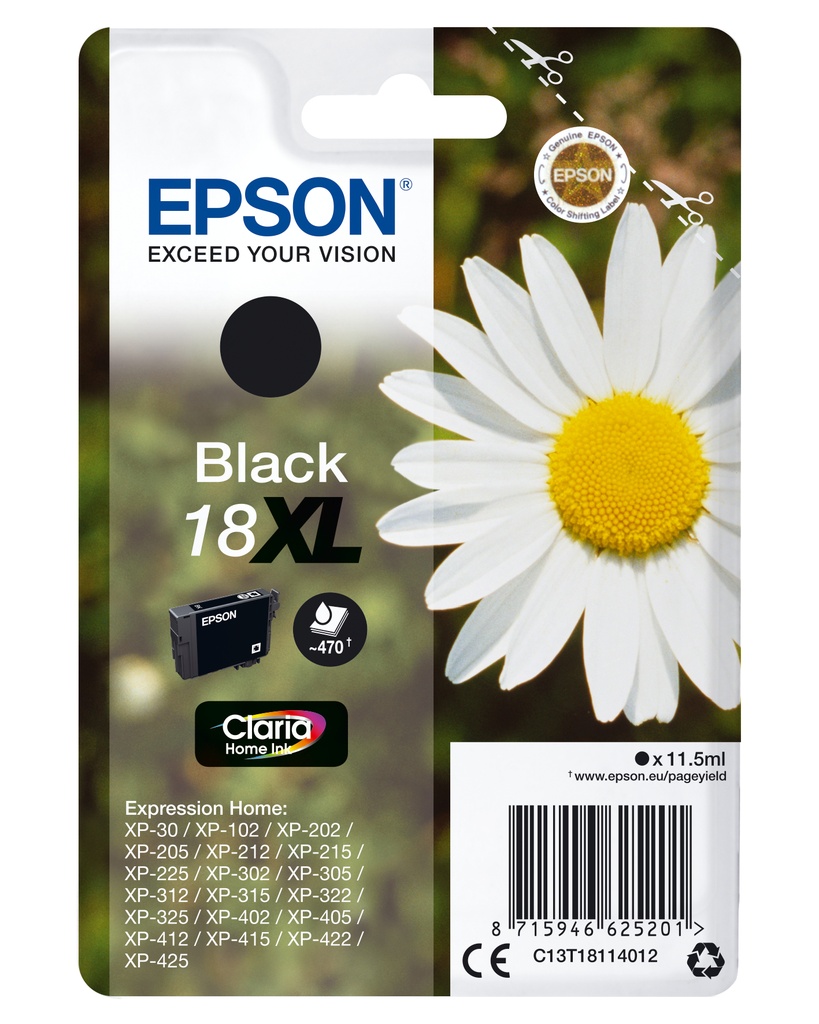 Daisy Cartucho 18XL negro