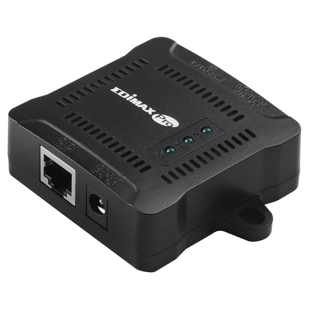 GP-101ST divisor de red Negro Energía sobre Ethernet (PoE)