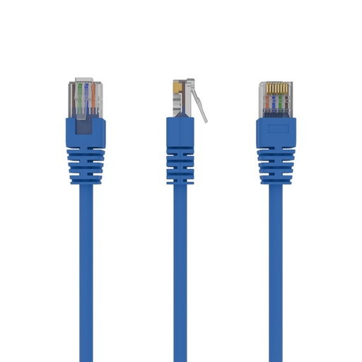 [PP12-0.5M/B] PP12-0.5M/B cable de red Azul 0,5 m Cat5e