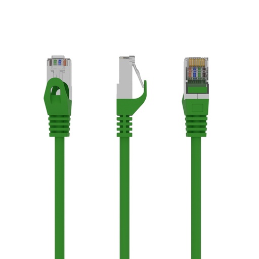 [PP6-1M/G] 1m CAT6 cable de red Verde F/FTP (FFTP)