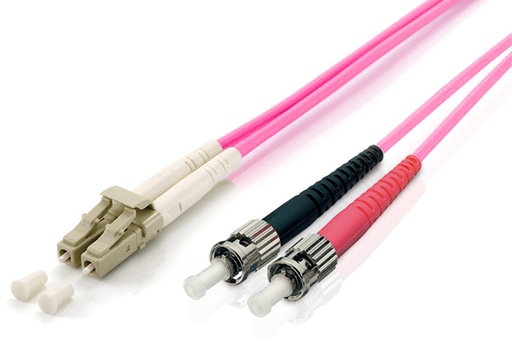 [255541] 255541 Cable de fibra óptica e InfiniBand 1 m LC ST Violeta