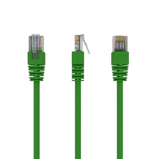 [PP12-1M/G] PP12-1M/G cable de red Verde Cat5e