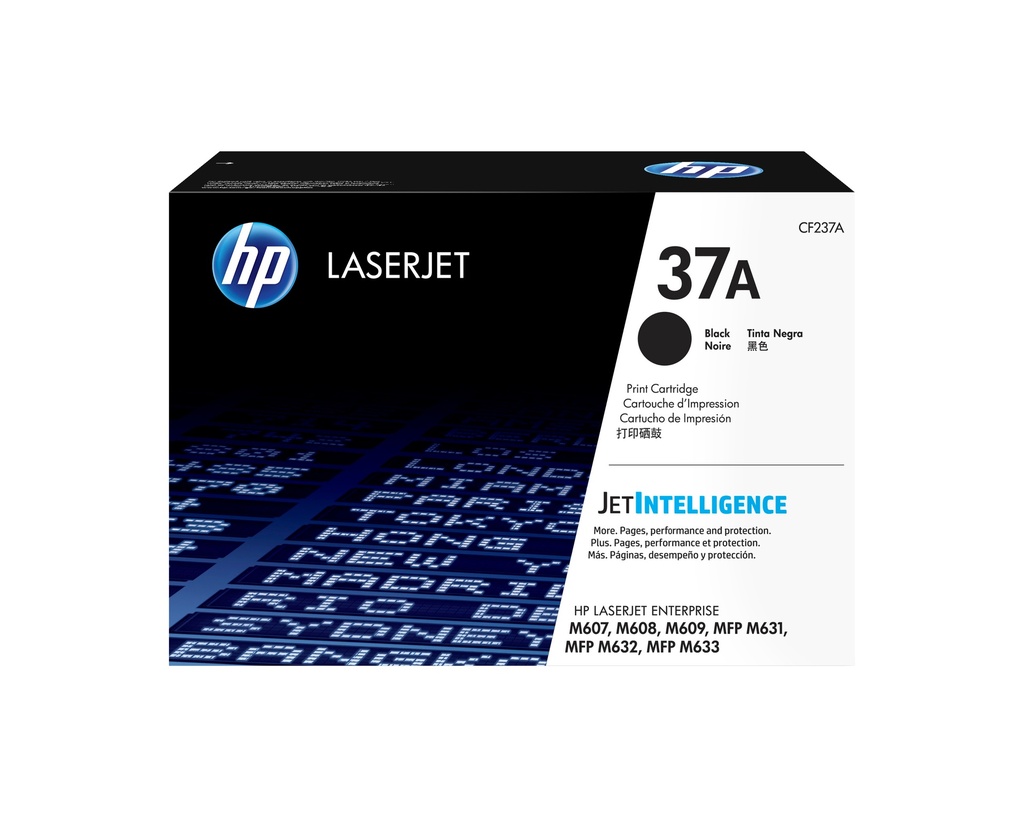 Cartucho de tóner original LaserJet 37A negro