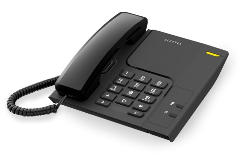 T26 Teléfono analógico Negro