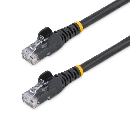 [45PAT10MBK] Cable de Red de 10m Negro Cat5e Ethernet RJ45 sin Enganches