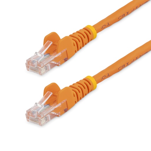[45PAT7MOR] Cable de Red de 7m Naranja Cat5e Ethernet RJ45 sin Enganches