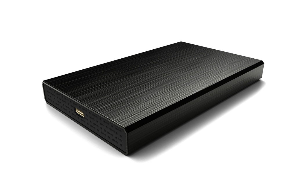 CAJA/CARCASA HDD/SSD 2.5" SLIMCHASE SCA2523C USB-C 3.2 GEN1 ALUMINIO NEGRO
