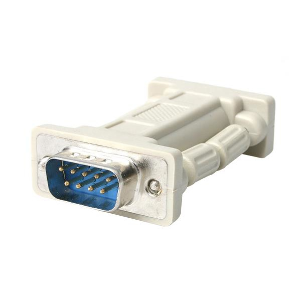 NM9MF cambiador de género para cable DB9 Gris