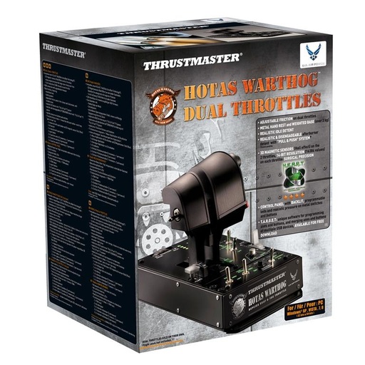 [2960739] HOTAS Warthog Dual Throttles Negro USB Simulador de Vuelo PC