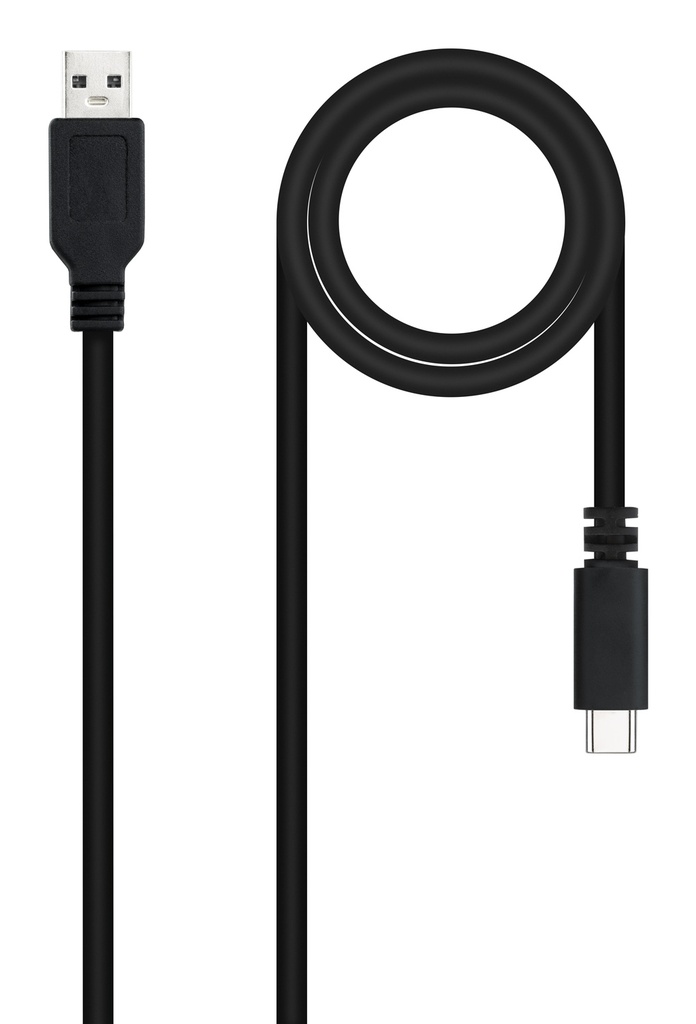 USB 2.0, 0.5m cable USB 0,5 m USB C USB A Negro