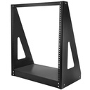 Rack Abierto de 2 Columnas para Servicio Pesado - 12U