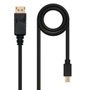 DisplayPort, 3m Mini DisplayPort Negro